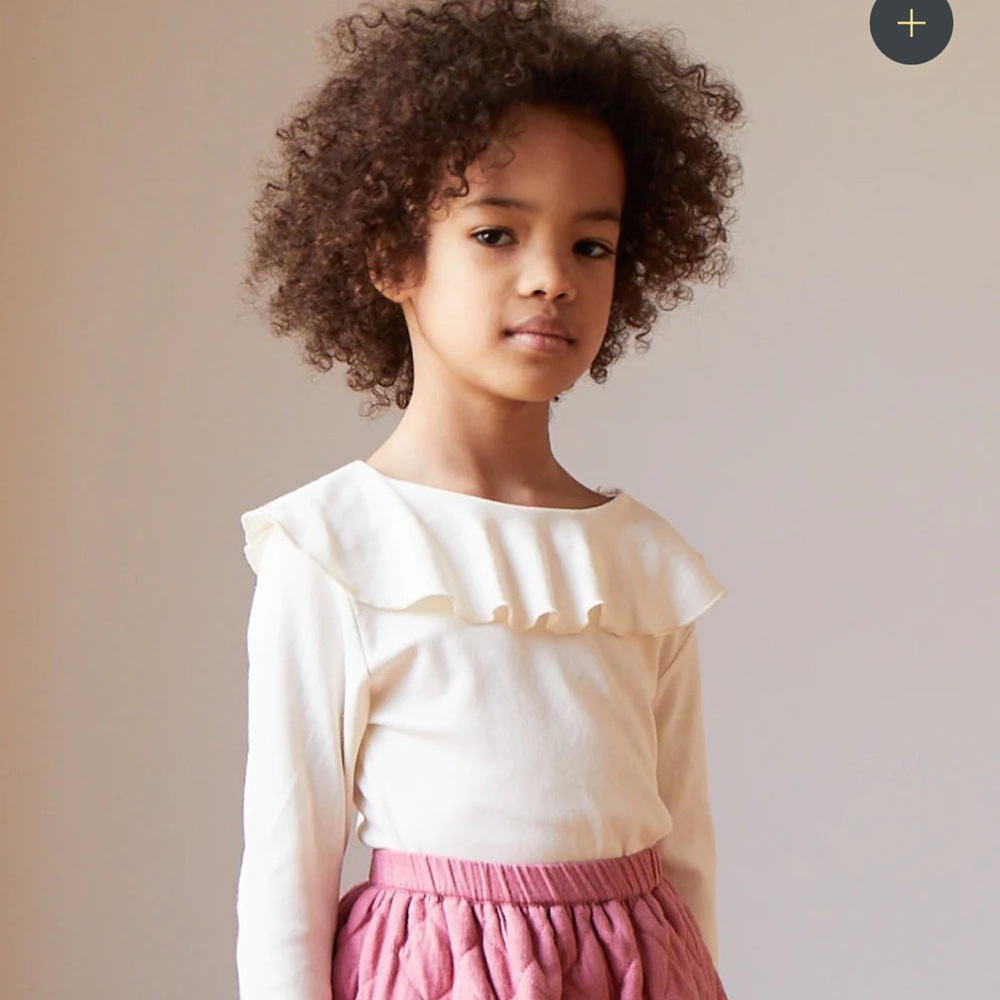 Ouef Ruffle Collar Top - Picture 4 of 12